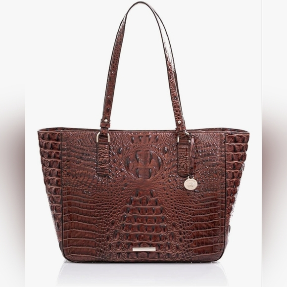 🔹️Brahmin 🔹️Ashlee  Pecan Melbourne Tote - Picture 1 of 7